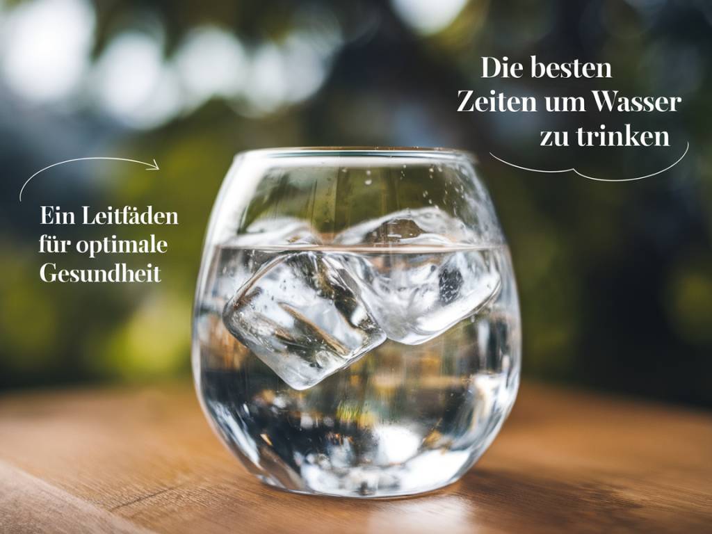 Die besten zeiten, um wasser zu trinken: ein leitfaden für optimale gesundheit